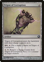 Magic the Gathering Card - Trigon of Corruption - MTG Circle