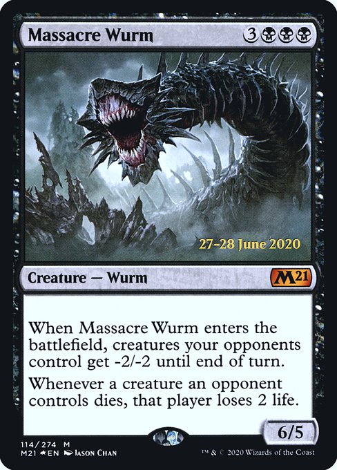 Magic the Gathering Card - Massacre Wurm - MTG Circle