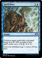 Magic the Gathering Card - Spell Blast - MTG Circle