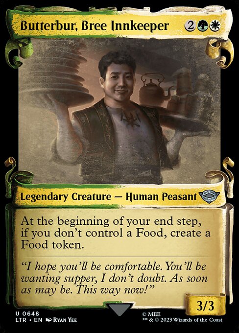 Magic the Gathering Card - Butterbur, Bree Innkeeper - MTG Circle