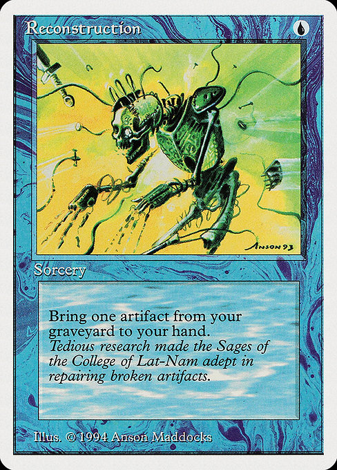 Magic the Gathering Card - Reconstruction - MTG Circle