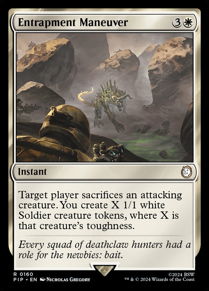 Magic the Gathering Card - Entrapment Maneuver - MTG Circle