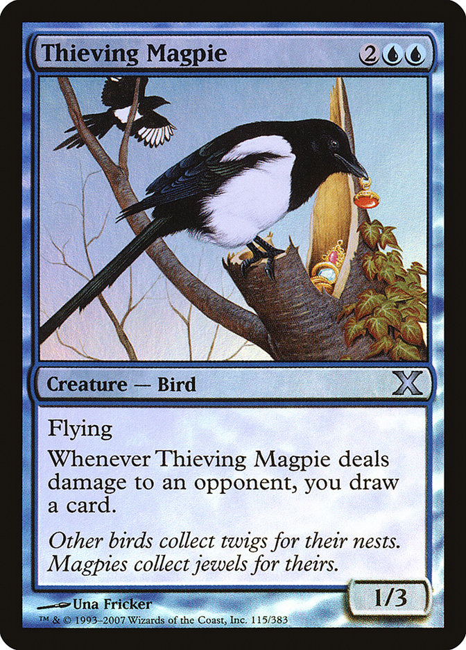 Magic the Gathering Card - Thieving Magpie - MTG Circle
