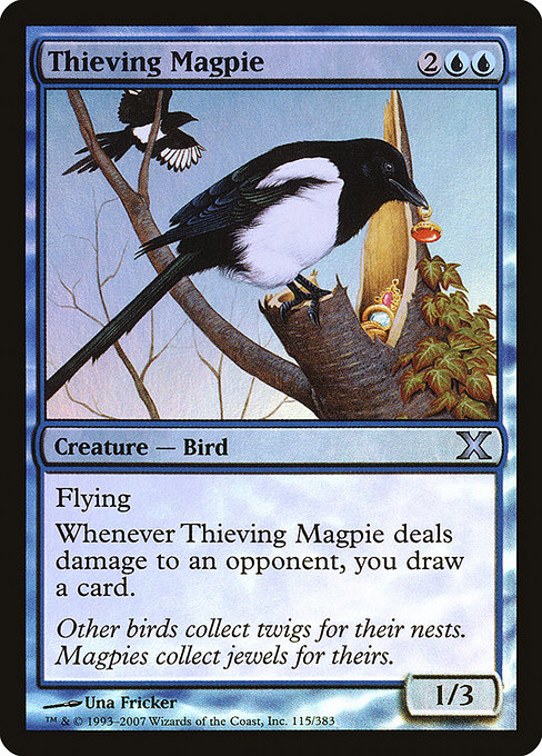 Magic the Gathering Card - Thieving Magpie - MTG Circle