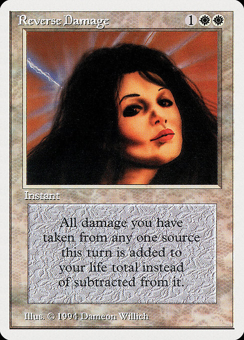 Magic the Gathering Card - Reverse Damage - MTG Circle