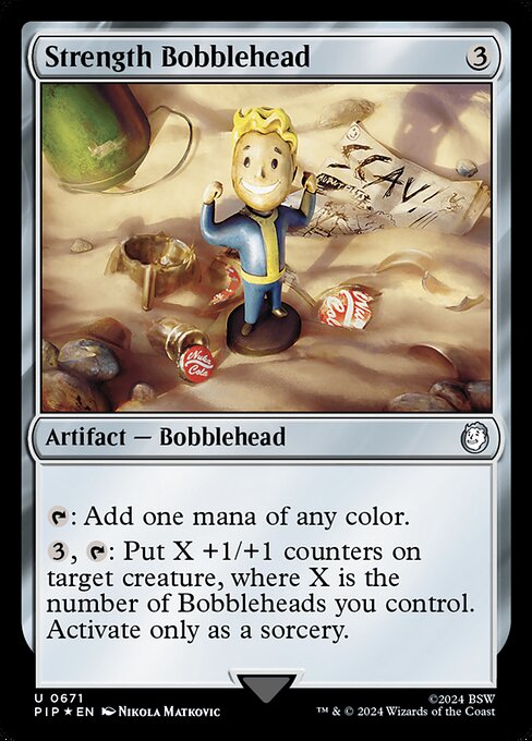 Magic the Gathering Card - Strength Bobblehead - MTG Circle