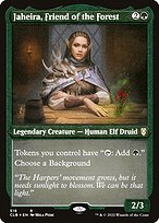 Magic the Gathering Card - Jaheira, Friend of the Forest - MTG Circle