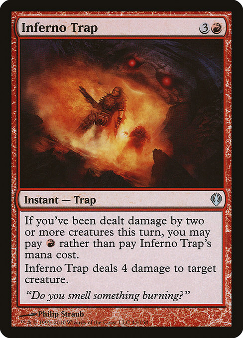 Magic the Gathering Card - Inferno Trap - MTG Circle