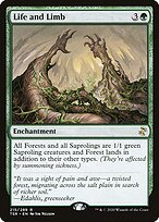 Magic the Gathering Card - Life and Limb - MTG Circle