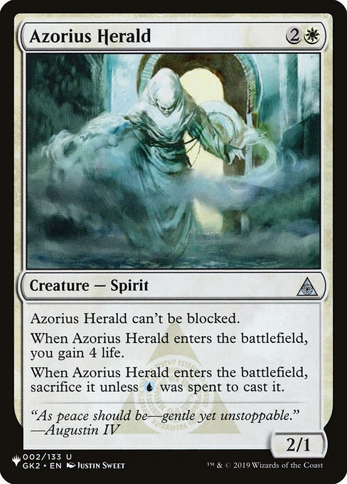 Magic the Gathering Card - Azorius Herald - MTG Circle