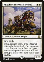 Magic the Gathering Card - Knight of the White Orchid - MTG Circle