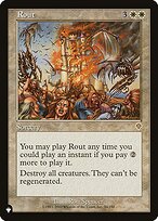 Magic the Gathering Card - Rout - MTG Circle