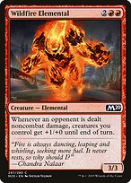 Magic the Gathering Card - Wildfire Elemental - MTG Circle