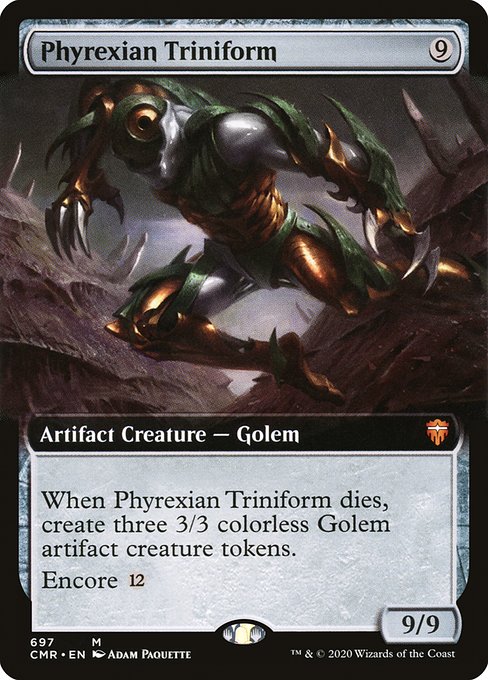 Magic the Gathering Card - Phyrexian Triniform - MTG Circle