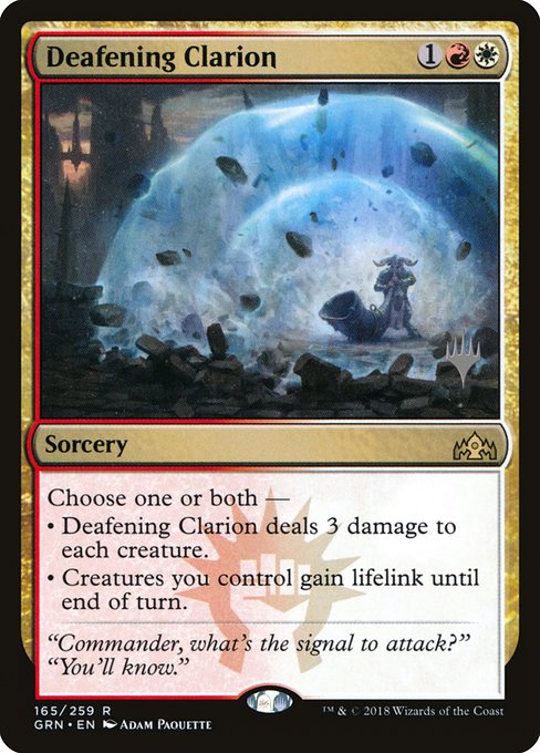 Magic the Gathering Card - Deafening Clarion - MTG Circle
