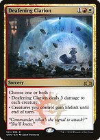Magic the Gathering Card - Deafening Clarion - MTG Circle