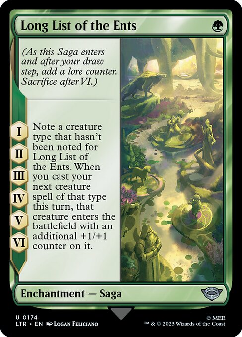 Magic the Gathering Card - Long List of the Ents - MTG Circle