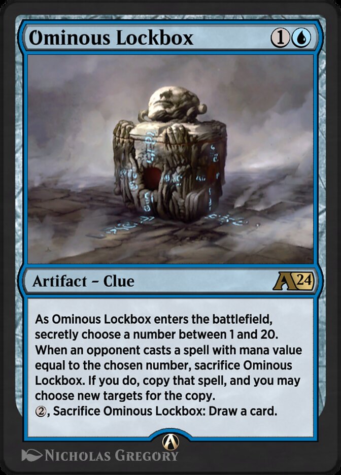 Magic the Gathering Card - Ominous Lockbox - MTG Circle