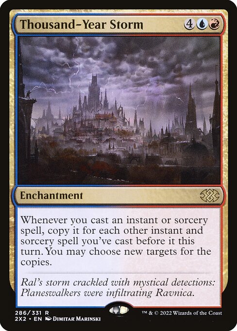 Magic the Gathering Card - Thousand-Year Storm - MTG Circle