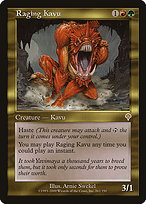 Magic the Gathering Card - Raging Kavu - MTG Circle