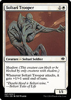 Magic the Gathering Card - Soltari Trooper - MTG Circle