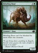 Magic the Gathering Card - Bristling Boar - MTG Circle