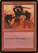 Magic the Gathering Card - Immolation - MTG Circle