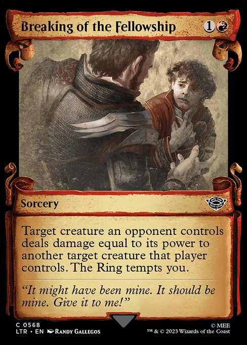 Magic the Gathering Card - Breaking of the Fellowship - MTG Circle