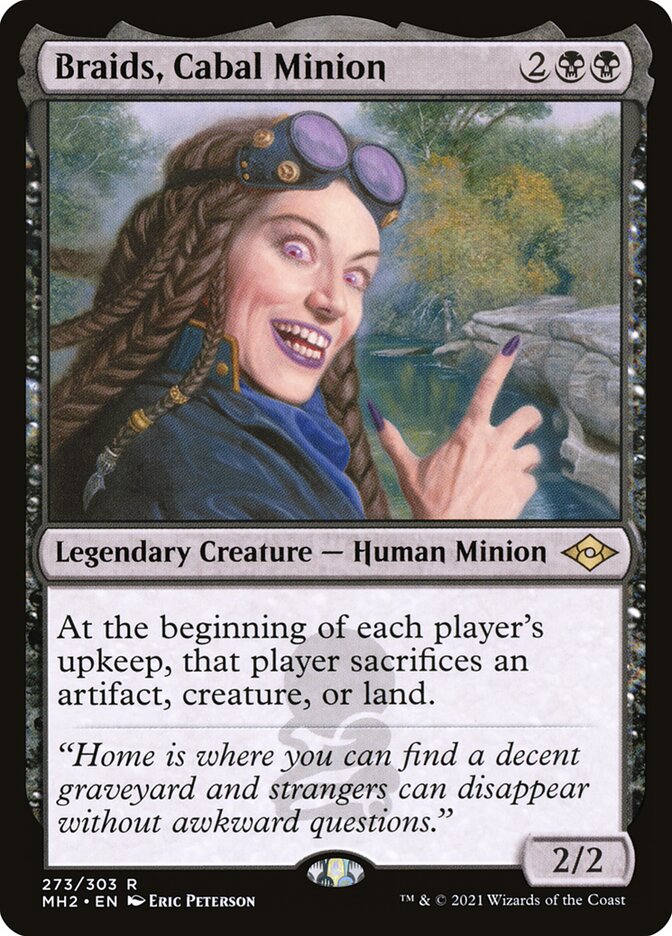 Magic the Gathering Card - Braids, Cabal Minion - MTG Circle