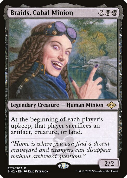 Magic the Gathering Card - Braids, Cabal Minion - MTG Circle