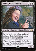 Magic the Gathering Card - Braids, Cabal Minion - MTG Circle
