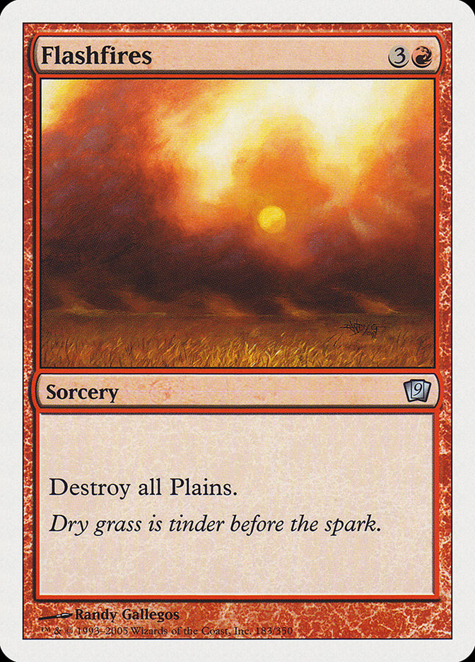 Magic the Gathering Card - Flashfires - MTG Circle