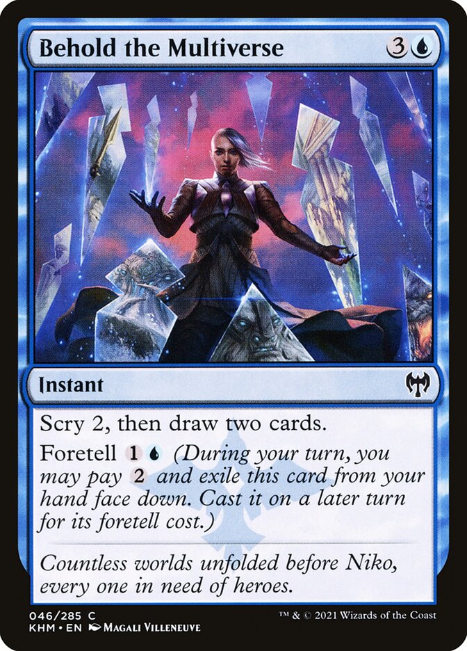 Magic the Gathering Card - Behold the Multiverse - MTG Circle