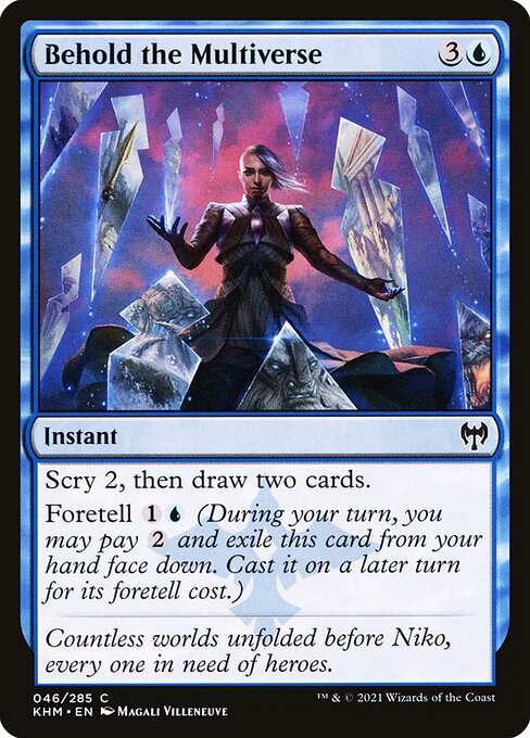 Magic the Gathering Card - Behold the Multiverse - MTG Circle