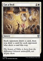 Magic the Gathering Card - Cut a Deal - MTG Circle