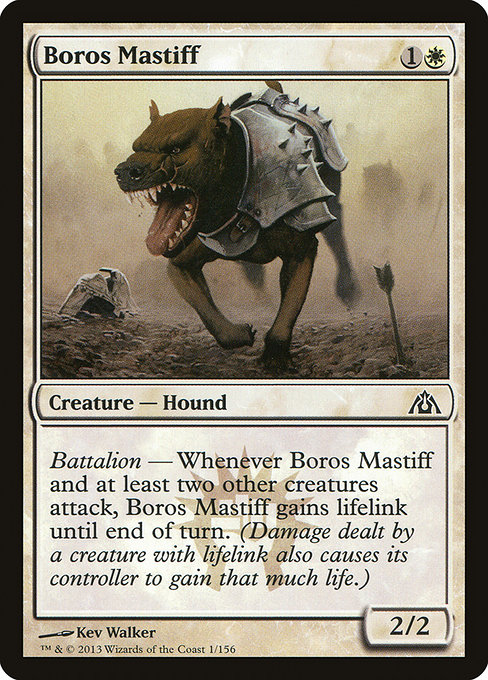 Magic the Gathering Card - Boros Mastiff - MTG Circle