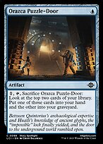 Magic the Gathering Card - Orazca Puzzle-Door - MTG Circle