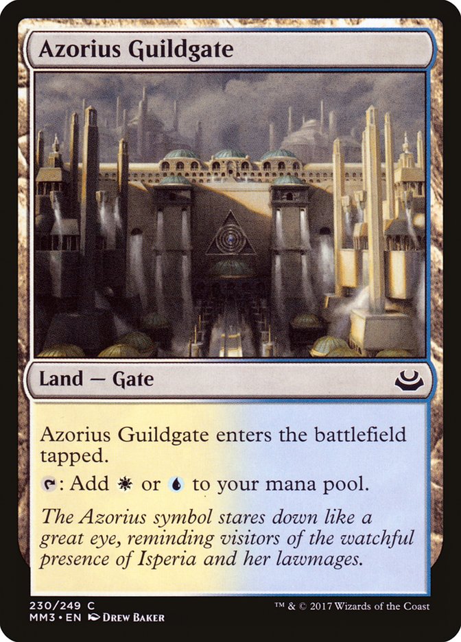Magic the Gathering Card - Azorius Guildgate - MTG Circle