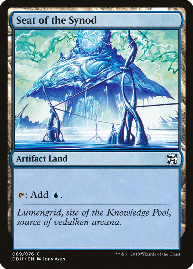 Magic the Gathering Card - Seat of the Synod - MTG Circle