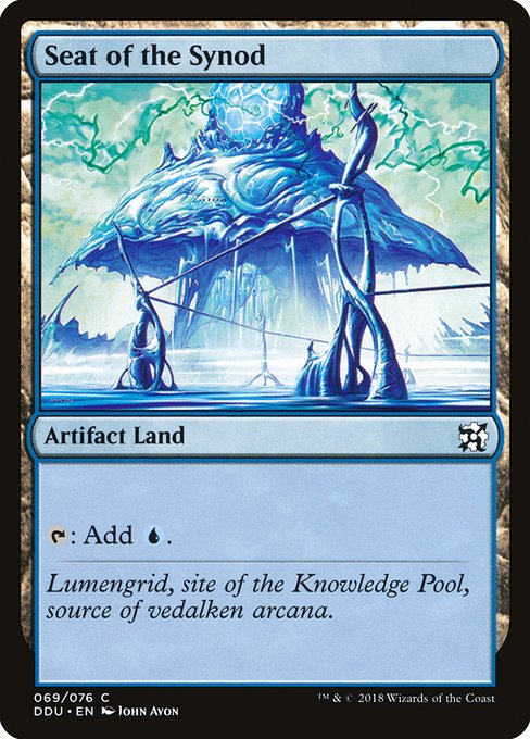 Magic the Gathering Card - Seat of the Synod - MTG Circle