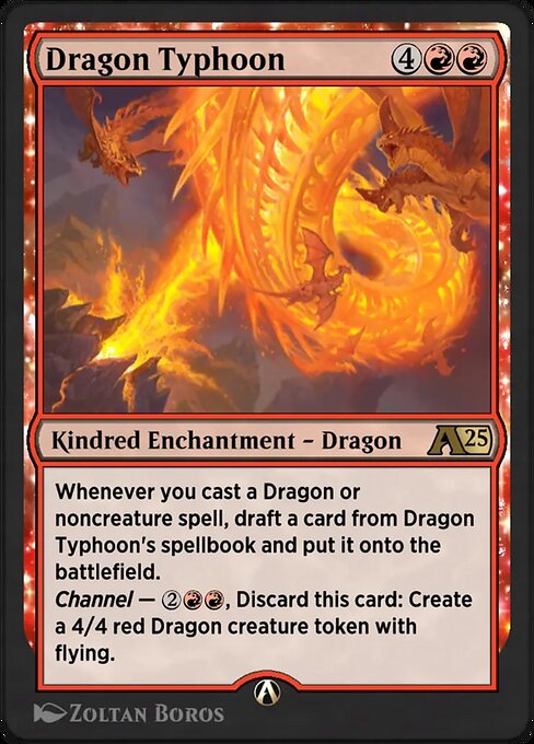 Magic the Gathering Card - Dragon Typhoon - MTG Circle