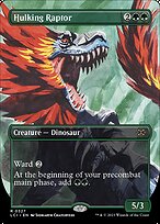 Magic the Gathering Card - Hulking Raptor - MTG Circle