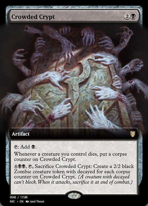 Magic the Gathering Card - Crowded Crypt - MTG Circle