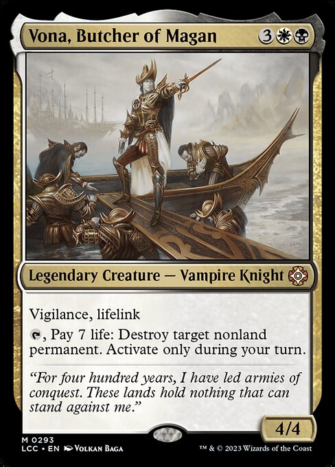 Magic the Gathering Card - Vona, Butcher of Magan - MTG Circle