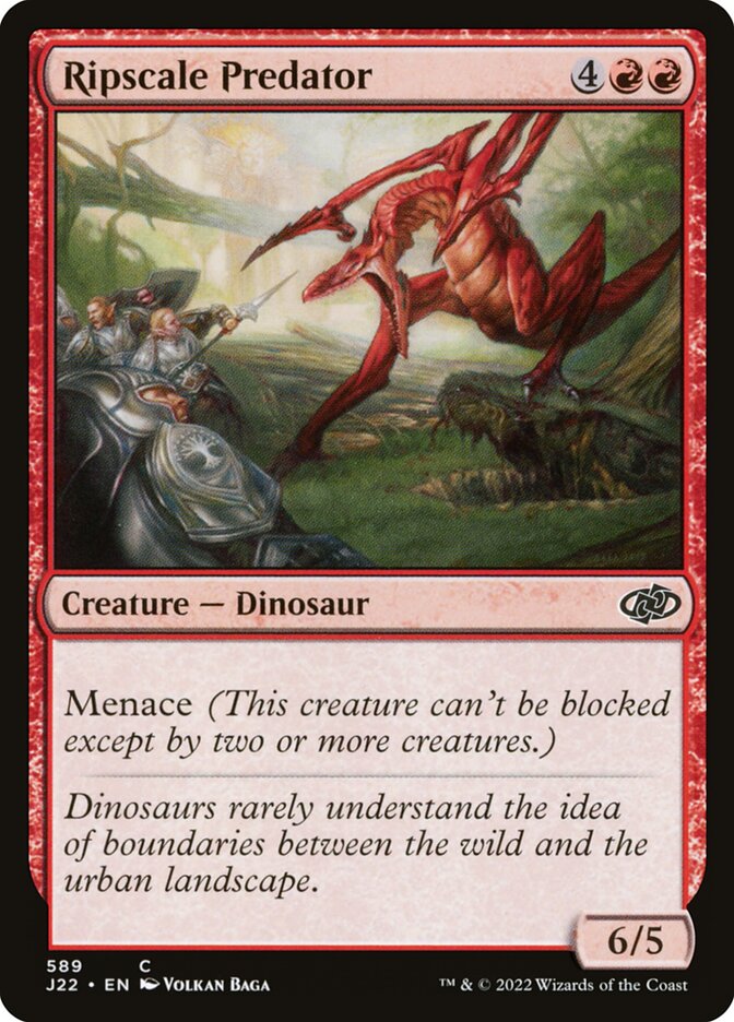 Magic the Gathering Card - Ripscale Predator - MTG Circle