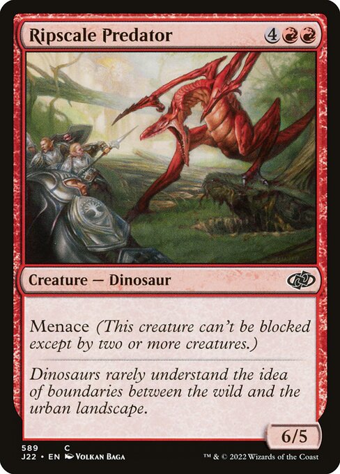 Magic the Gathering Card - Ripscale Predator - MTG Circle