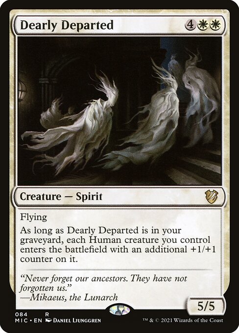 Magic the Gathering Card - Dearly Departed - MTG Circle
