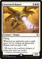 Magic the Gathering Card - Sunscorch Regent - MTG Circle