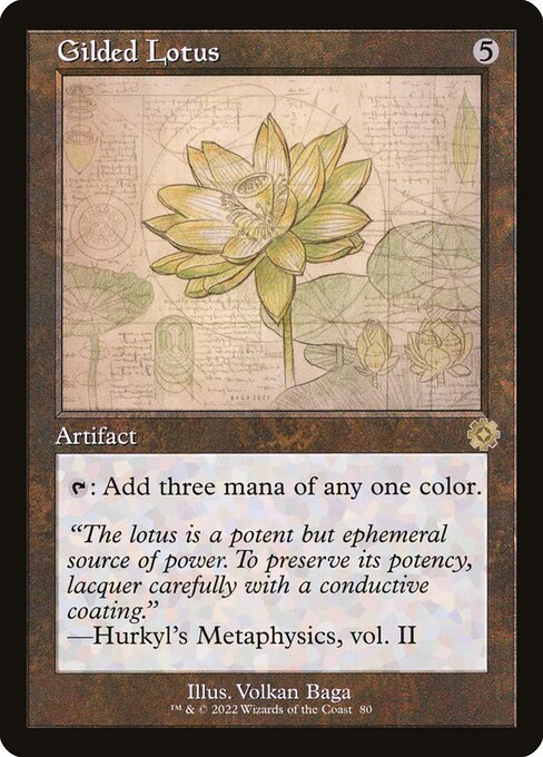 Magic the Gathering Card - Gilded Lotus - MTG Circle
