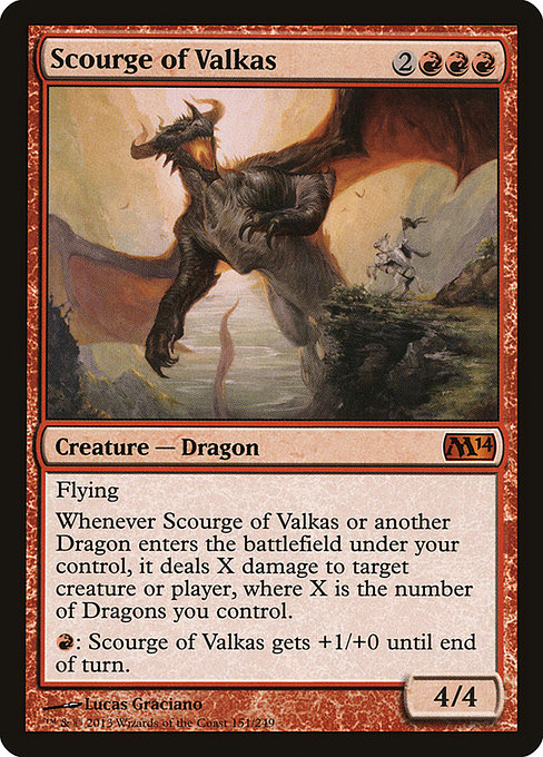 Magic the Gathering Card - Scourge of Valkas - MTG Circle